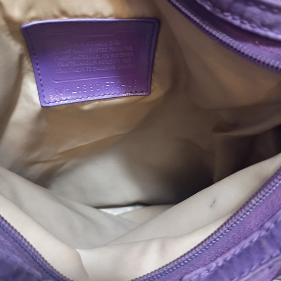 Coach Purple Crossbody Bag - Picture 4 of 4